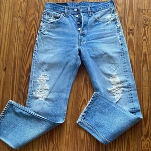 Vintage Levi’s 32 33 501xx mom jeans button fly